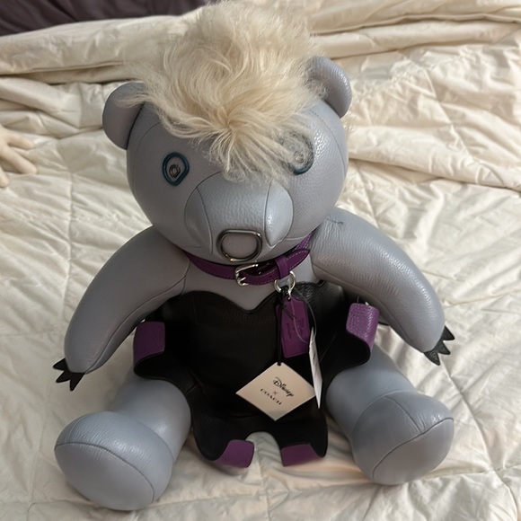 Coach x Disney Villains Ursula Collectible Bear Plush - Picture 1 of 7